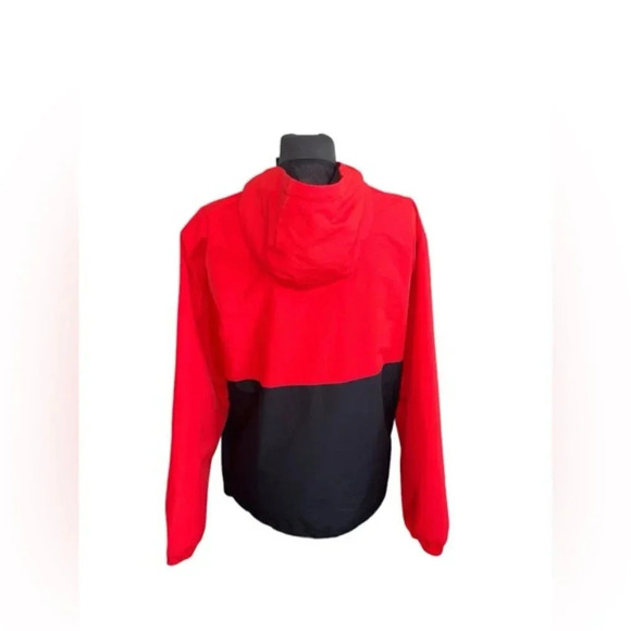 PGA Tour Men's Red Black Golf Zip Up Windbreaker Jacket - Picture 5 of 8